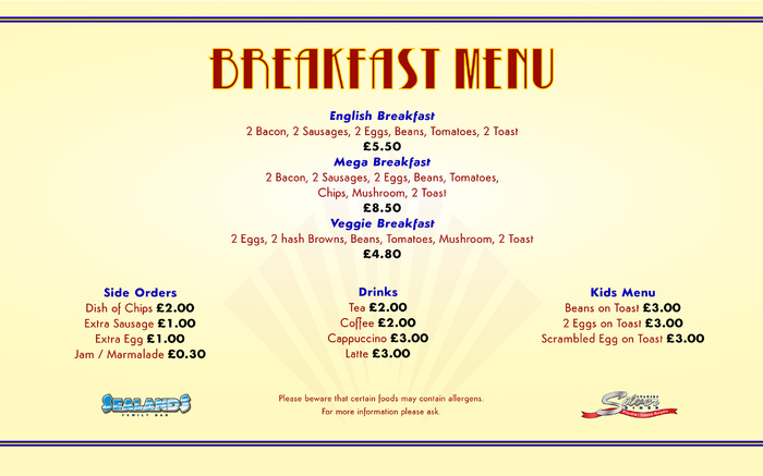 Breakfast Menu